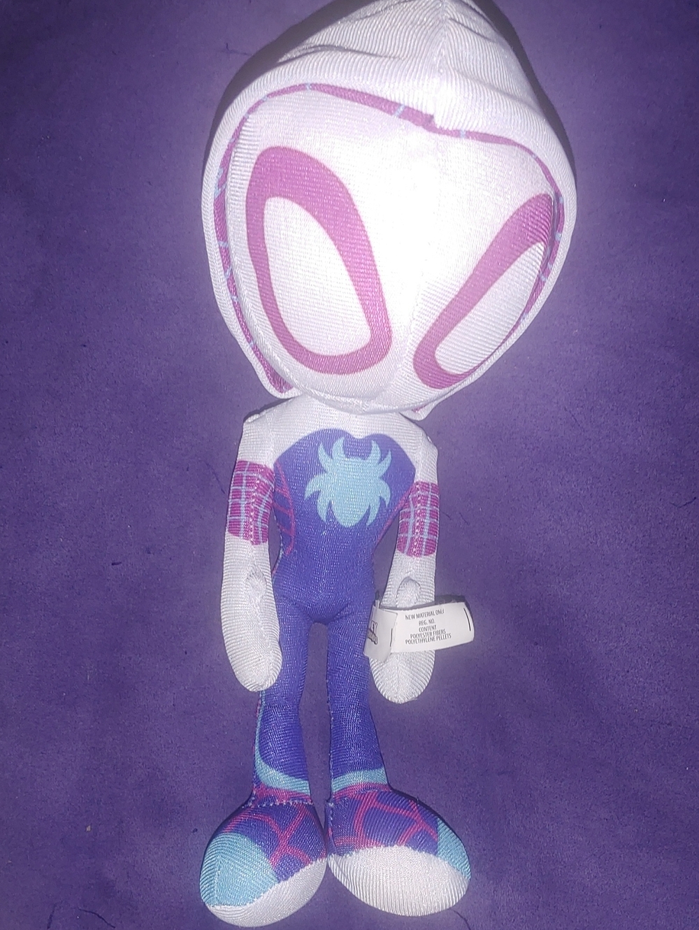 Spider-Gwen Plush Toy - Pink & Purple Kids Soft Figure